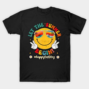 Last Day Of School Teacher Kids Let The Summer Begin T-Shirt